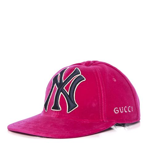 gucci ny hat pink